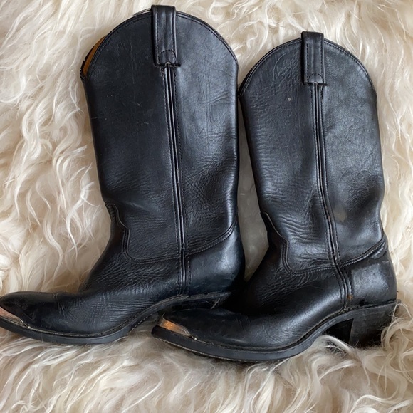 Vintage Black Double H boots - Picture 2 of 7